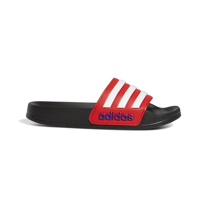 Afbeelding van Adidas Adilette Shower Slippers Kids Black White Red