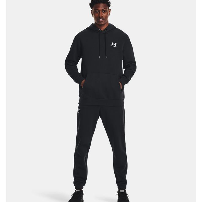 Afbeelding van Under Armour Herenhoodie Essential Fleece Black