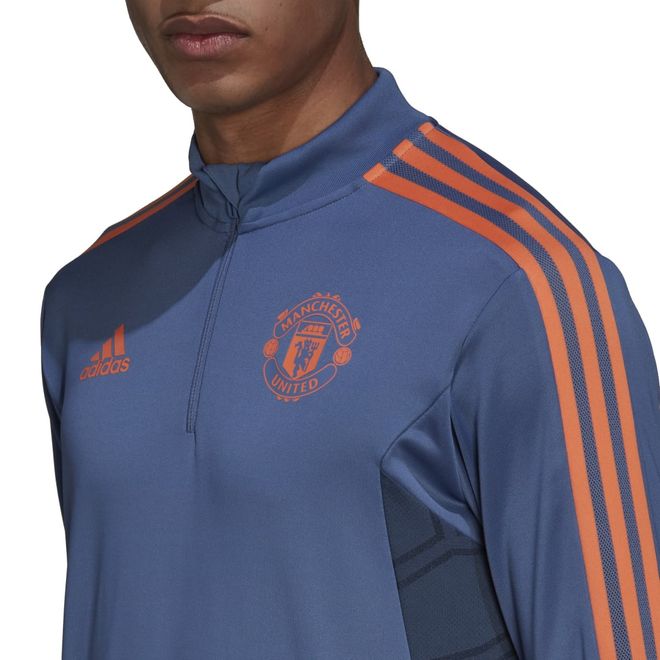 Afbeelding van Manchester United Condivo 22 Training Longsleeve Set Crew Blue