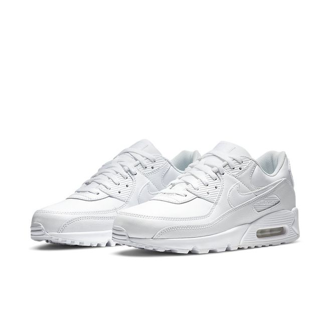 Afbeelding van Nike Air Max 90 Leather Triple White