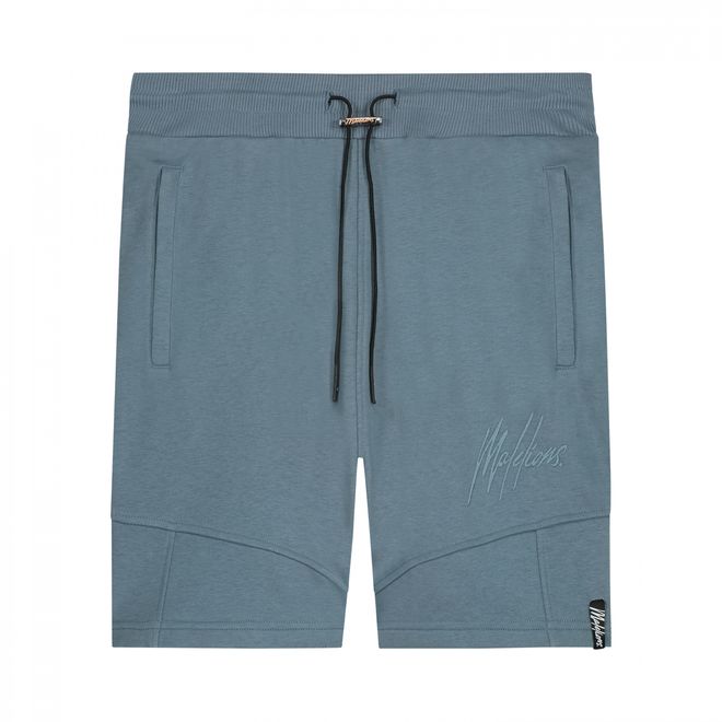 Afbeelding van Malelions Men Essentials T-Shirt + Short Set Vintage Blue
