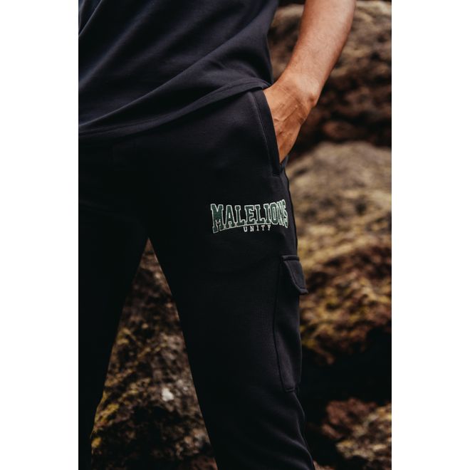 Afbeelding van Malelions Men Unity Trackpants Black Dark Green