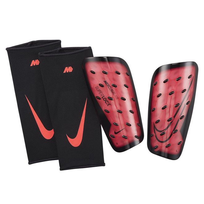 Afbeelding van Nike Mercurial Lite Superlock Scheenbeschermers Bright Crimson