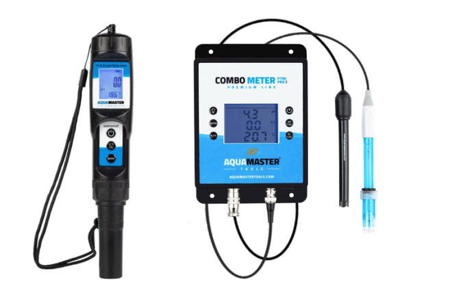 Aqua Master Tools P110 Pro pen and P700 Pro2 combo meter
