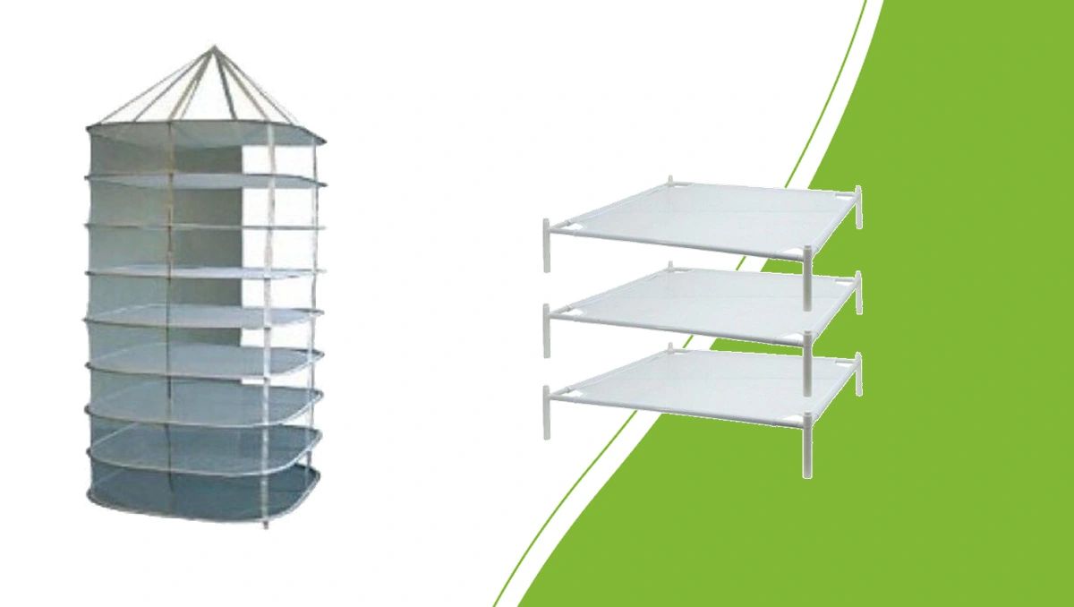 Hanging Fertraso drying net and stackable drying rack
