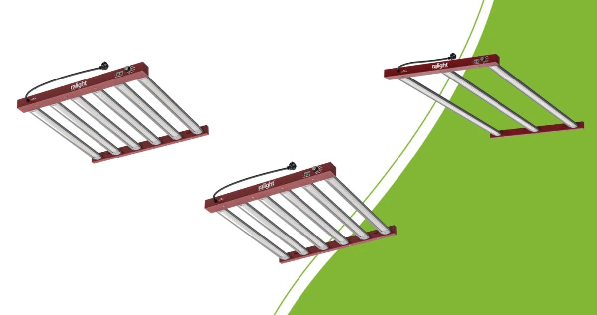 The three Ralight 360W LED versions with six, six and three light bars