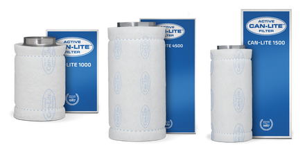Product selection for Can Lite carbon filters: Can Lite 1000 m3; Can Lite 4500 m3; Can Lite 1500 m3