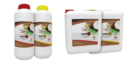Product selection for Hy-Pro nutrients: Hy-Pro | Cocos A&B Plantenvoeding | 1 liter; Hy-Pro | Cocos A&B Plantenvoeding | 10 liter