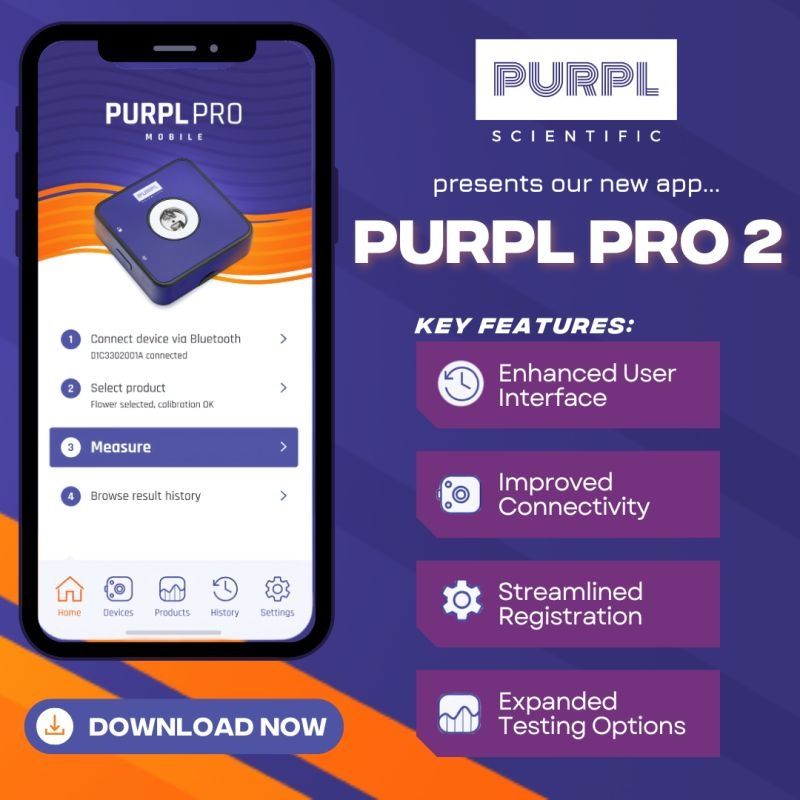 Purpl PRO | THC en CBD tester