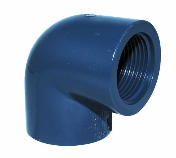 PVC bocht 32mm - 1" binnendraad