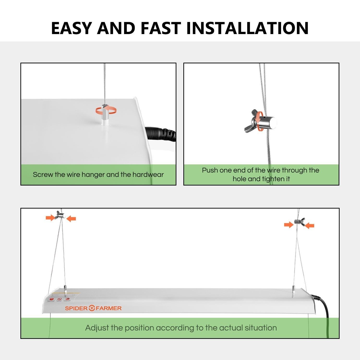 Spider Farmer SF-300, 33W LED kweeklamp