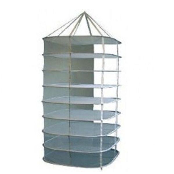 droognet hangend, vierkant 80x80cm (8 laags)