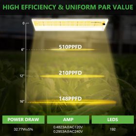 Spider Farmer SF-300, 33W LED kweeklamp