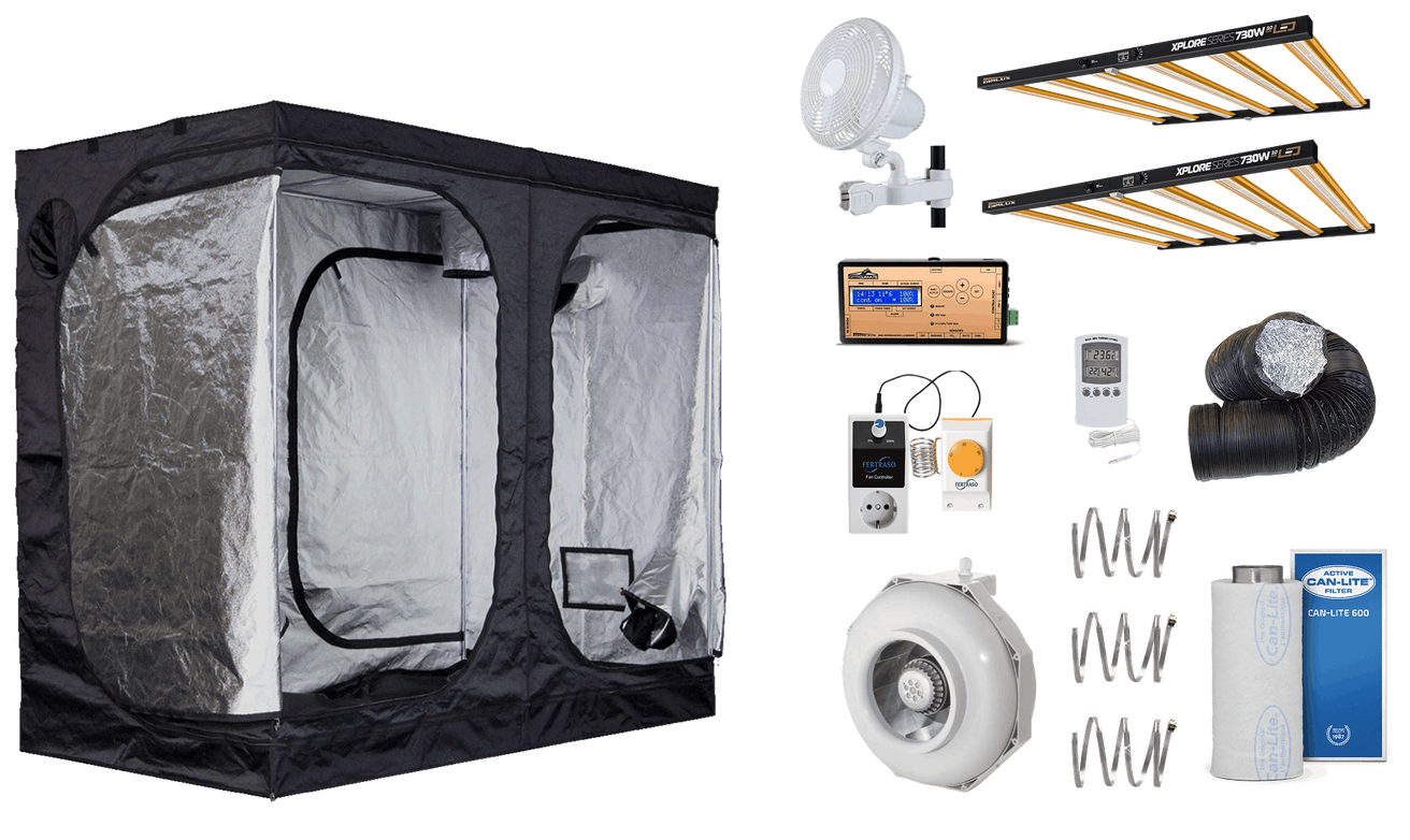 Complete Kweektent Set Mammoth Pro 240L - Professional