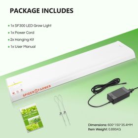 Spider Farmer SF-300, 33W LED kweeklamp