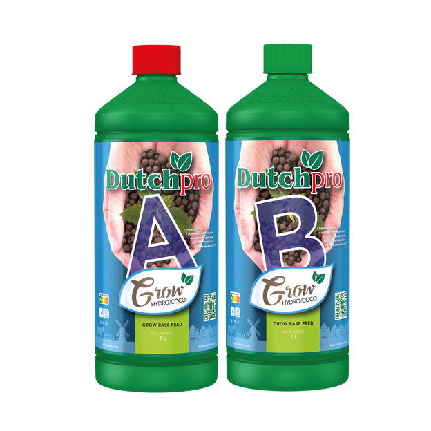 Dutch Pro | Hydro/cocos Groei A&B | Plantenvoeding | 1 ltr