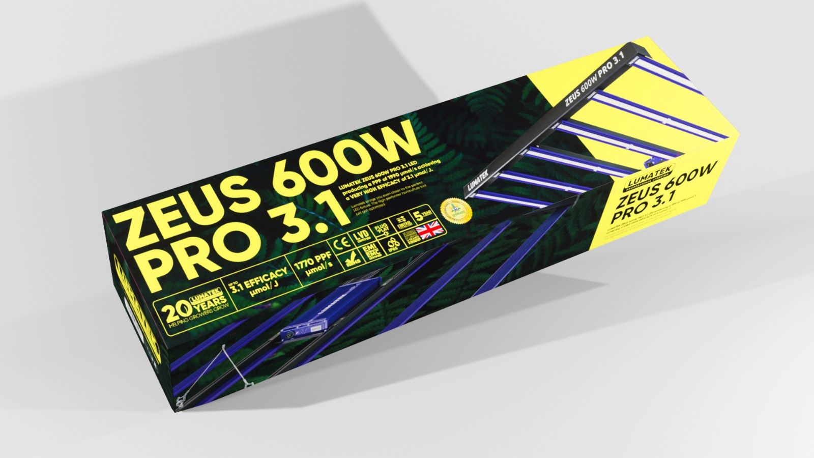 Lumatek | LED Kweeklamp | ZEUS 600W PRO 3.1