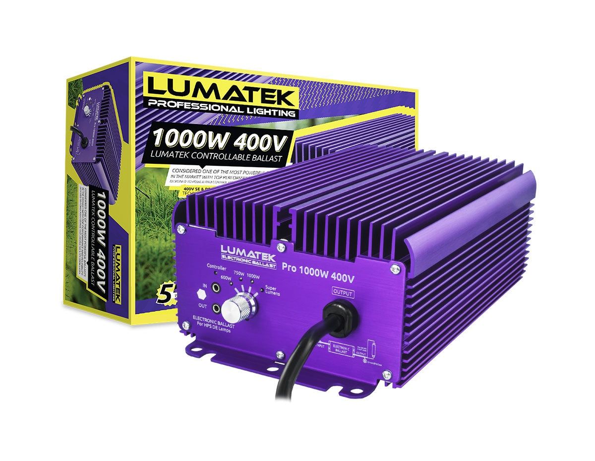 Lumatek Pro 1000W, 400V dimbare en regelbare ballast
