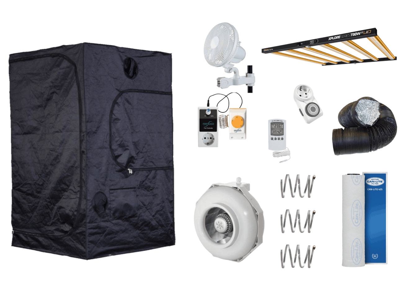 Complete Kweektent Set Mammoth Pro 120 - Professional