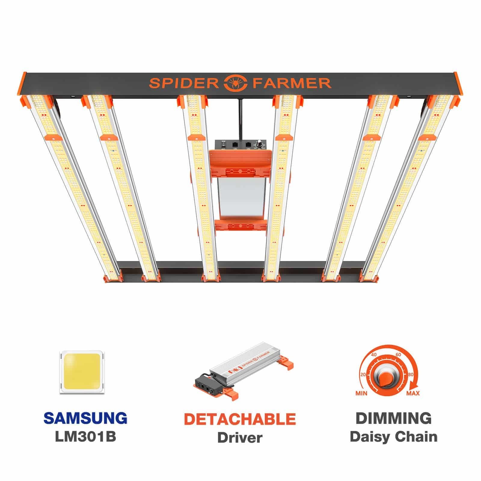Spider Farmer SE-5000 480W LED kweeklamp