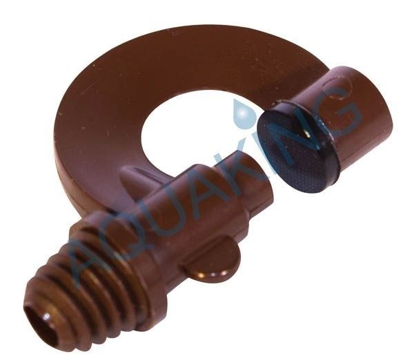 T-dop sproeier rood/bruin 180 graden t.b.v. PVC