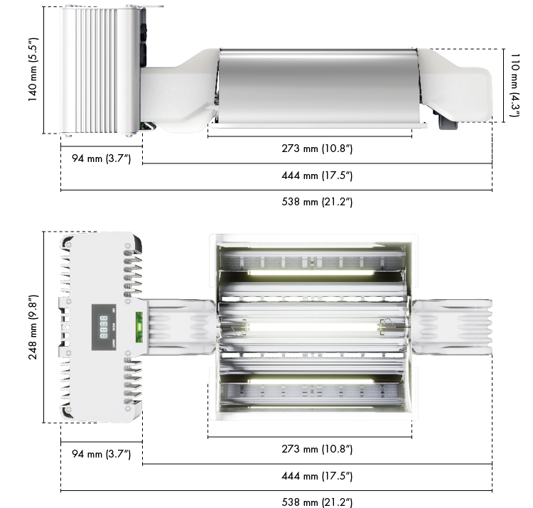 Dimlux | PRO Series | 1000w 208-240V | Smart IEC