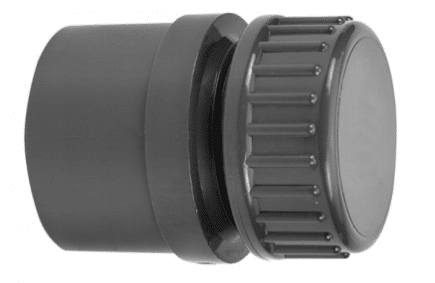 PVC einddop met schroefdraad 32mm