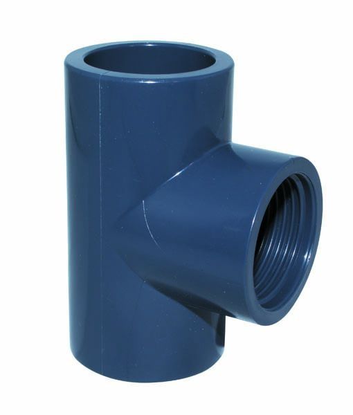 PVC t-stuk 32mm - 1" binnendraad