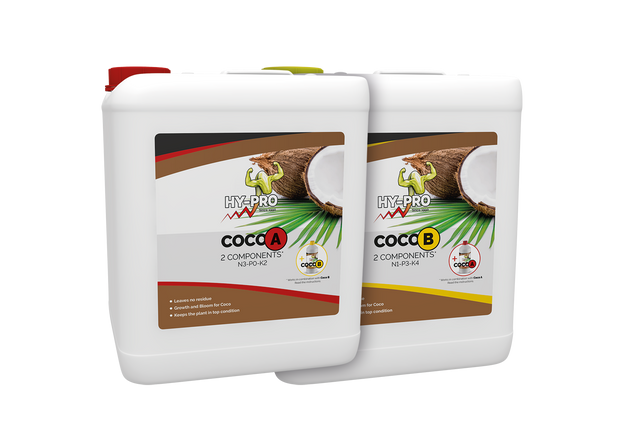 Hy-Pro | Cocos A&B Plantenvoeding | 10 liter
