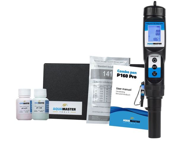 Aquamaster | Combo meter EC - PH en Temp. meter | P160 Pro