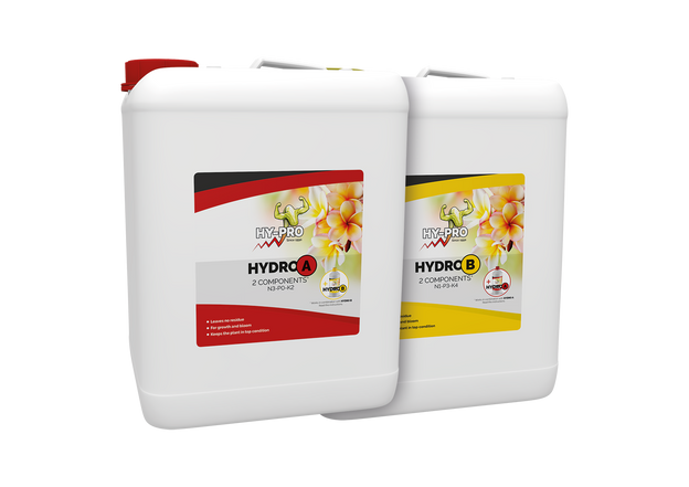 Hy-Pro | Hydro A&B Plantenvoeding | 10 liter