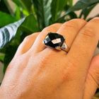Image 4 of Silver ring with onyx