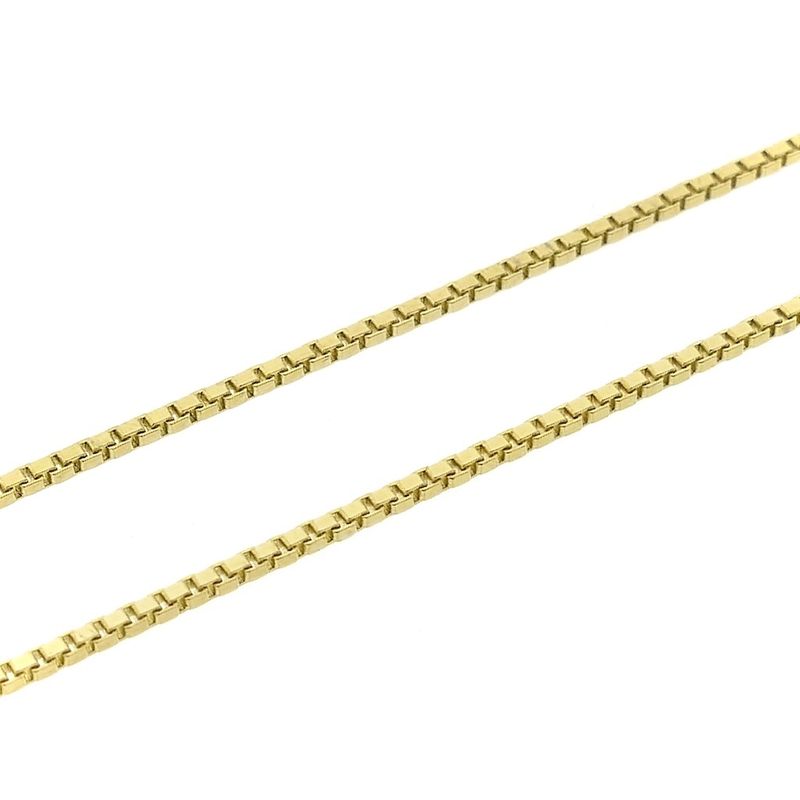 Image 5 of Golden Venetian link chain | 46 cm
