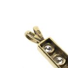 Image 5 of Gold pendant with zirconia