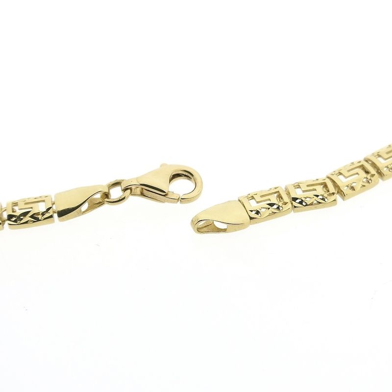 Image 6 of 18K Gold Meander Necklace | 47 cm