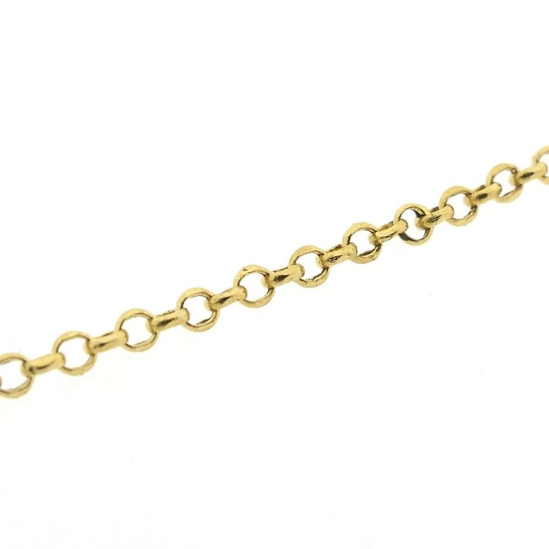 Image 3 of 21 carat gold jasseron link chain | 61 cm