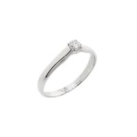 9 carat solitaire ring with diamond | 0.14 ct.