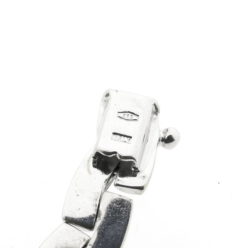 Image 7 of Solid white gold necklace.