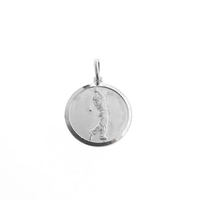 Silver sports pendant of a golfer Image 1 of Silver sports pendant of a golfer