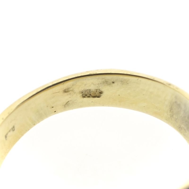 Image 7 of Gold signet ring with Lapis Lazuli