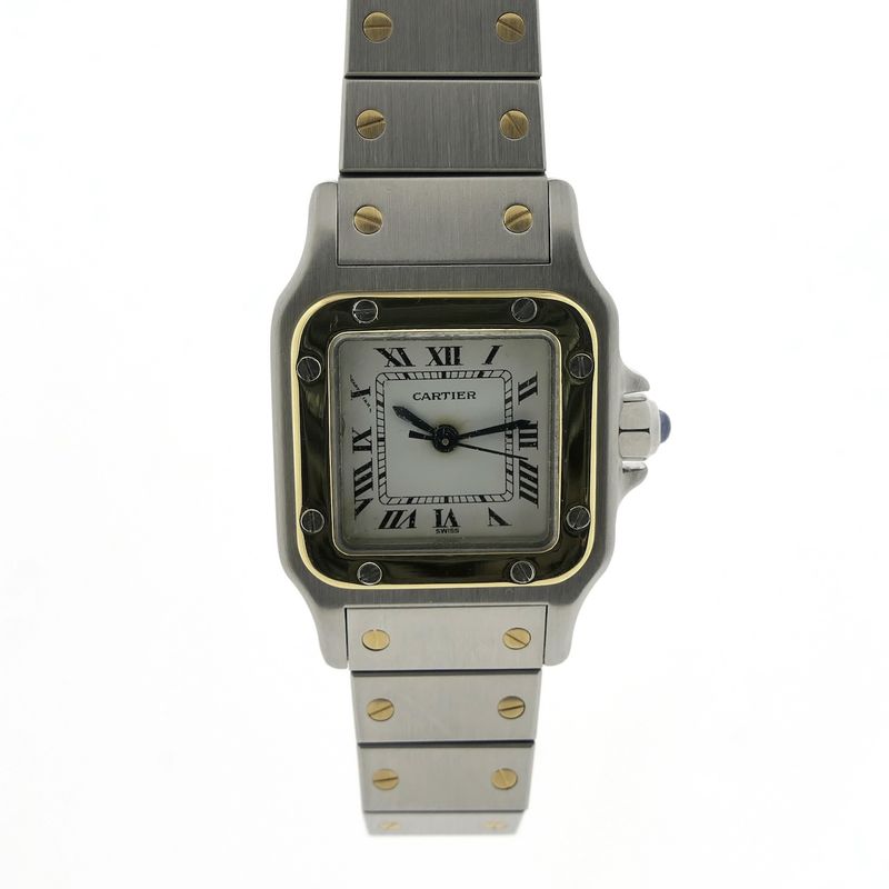 Image 12 of Cartier Santos 'Small' Automatic 0902; Vintage dames horloge