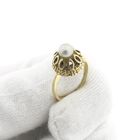 Image 8 of Vintage gold ring with Tahitian pearl