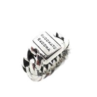 Silver Buddha to Buddha ring chain