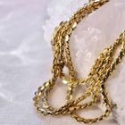 Image 2 of Gold S-link chain.