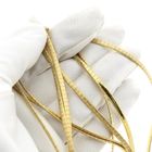 Image 7 of Gold matte Omega link necklace