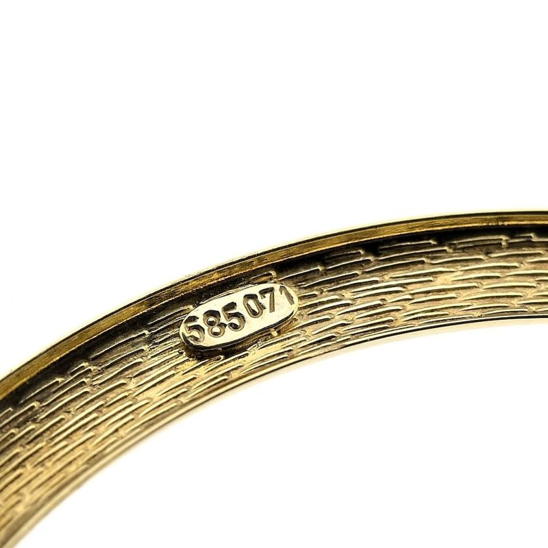 Image 8 of Gold brooch with sapphire