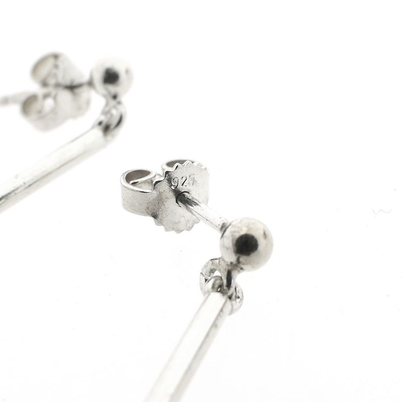 Image 5 of Silver earrings with pendants