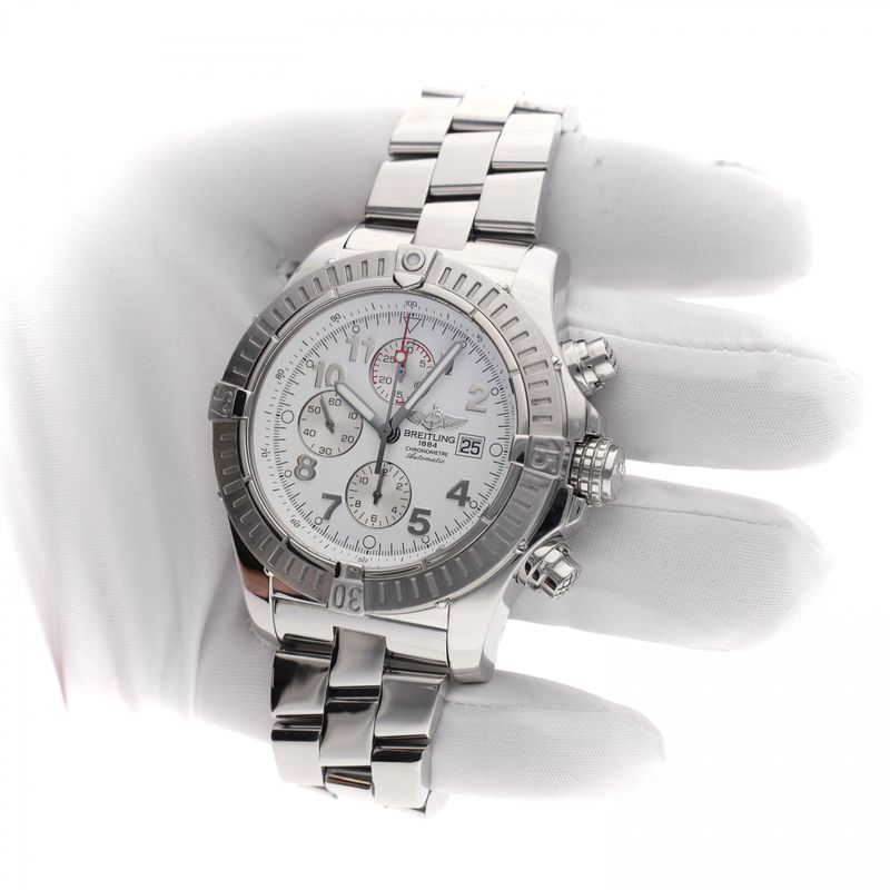 Image 4 of Breitling Super Avenger A13370; Automatic Men's Watch