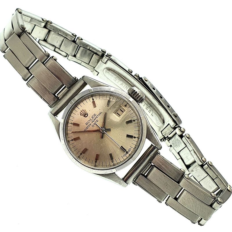 Image 3 of Rolex Oyster Perpetual Date; Vintage ladies watch | '68 Full set