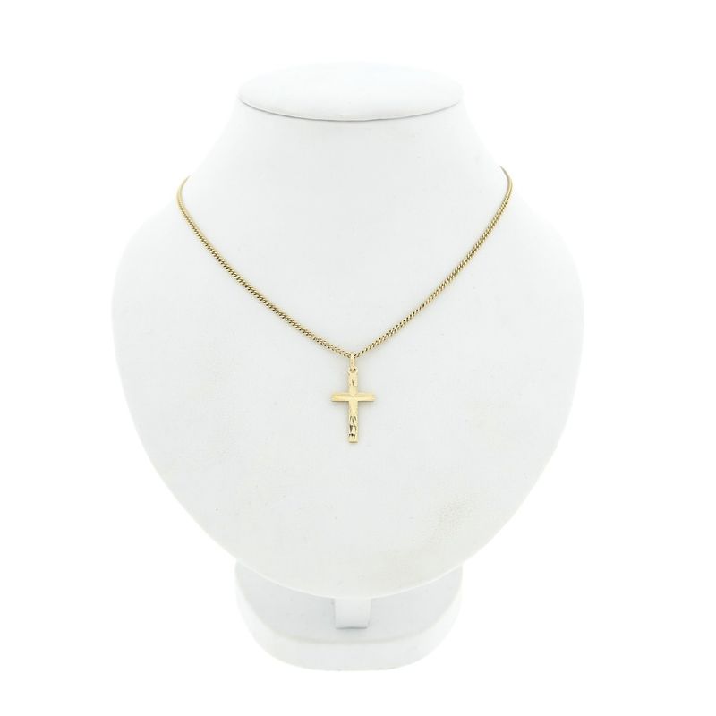 Image 3 of Gold pendant of a cross